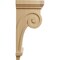 Ekena Millwork 4 1/2"W x 5 5/8"D x 12"H Scroll Corbel, Cherry COR04X05X12SCCH - alternate 2
